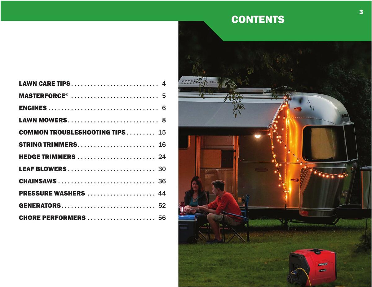 Menards Outdoor Power Catalog Weekly Ad from March 14