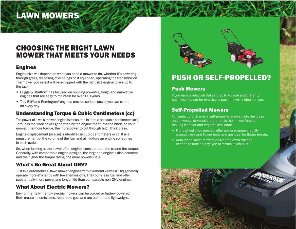 Menards Outdoor Power Catalog Weekly Ad from March 14