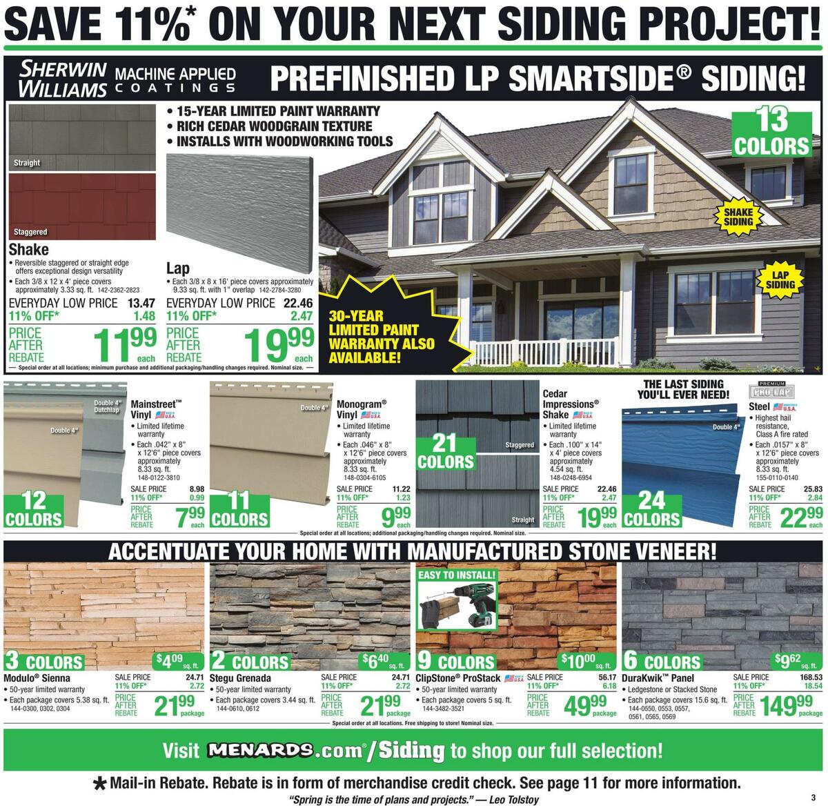 Menards Weekly Ad from May 19