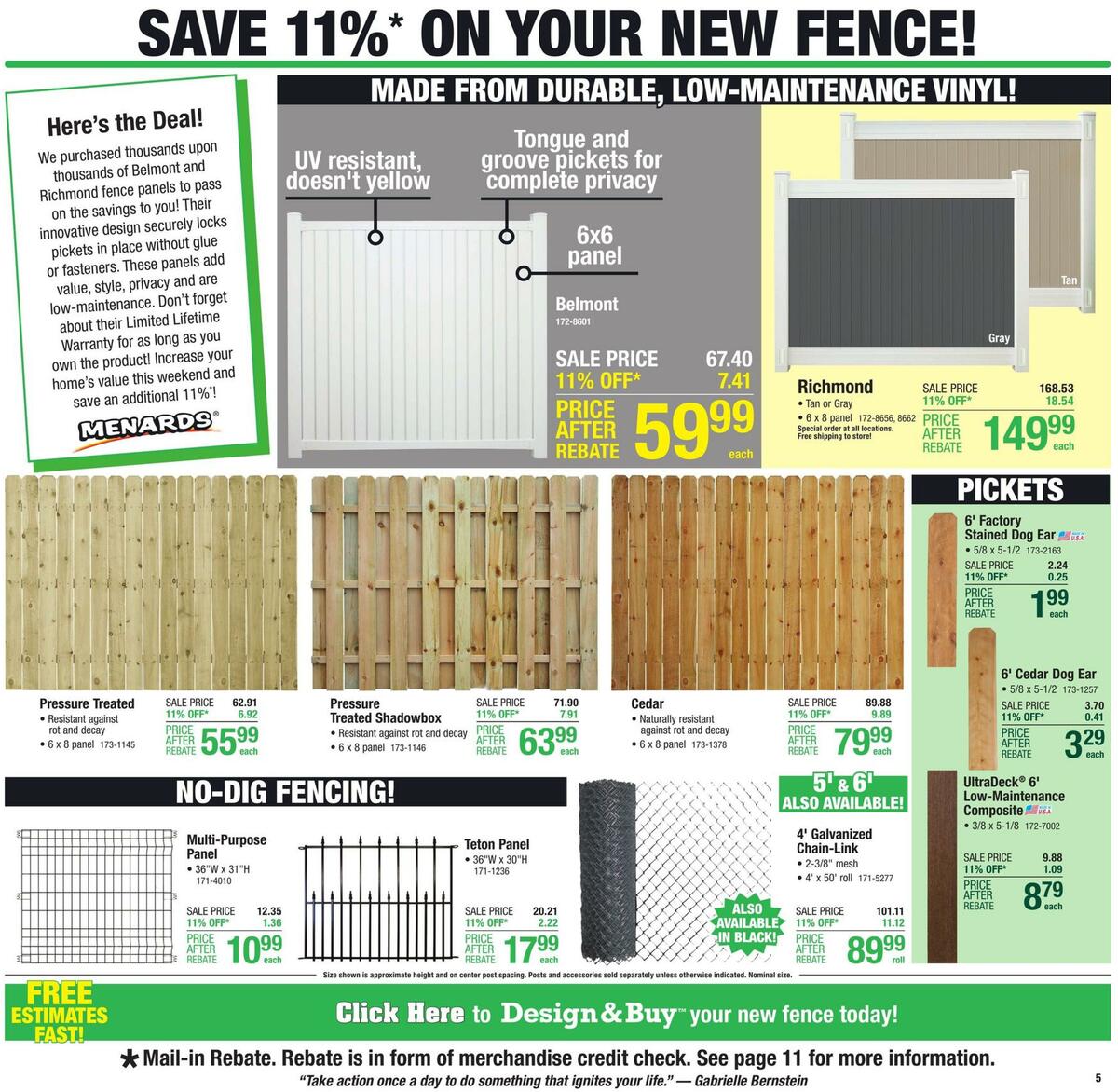 Menards Weekly Ad from May 19