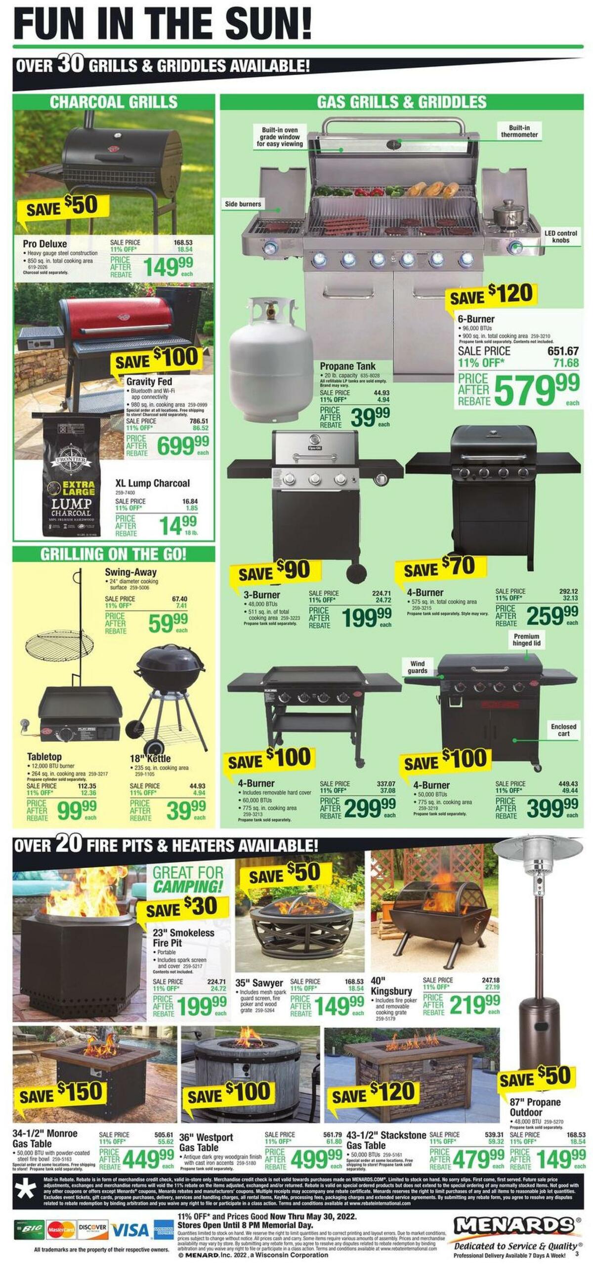 Menards Memorial Day Weekly Ad from May 19