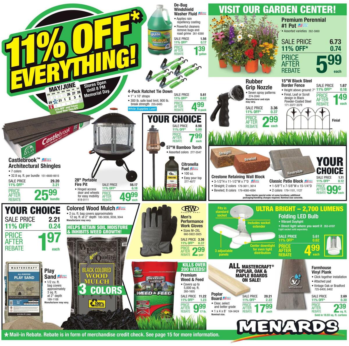 Menards Weekly Ad from May 25