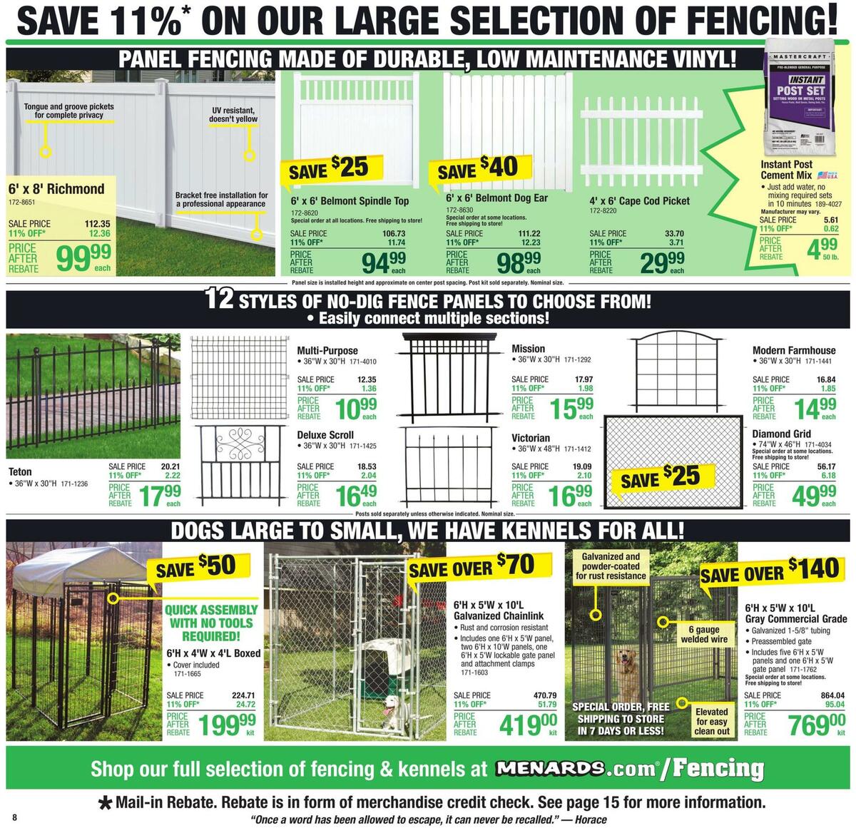 Menards Weekly Ad from May 25