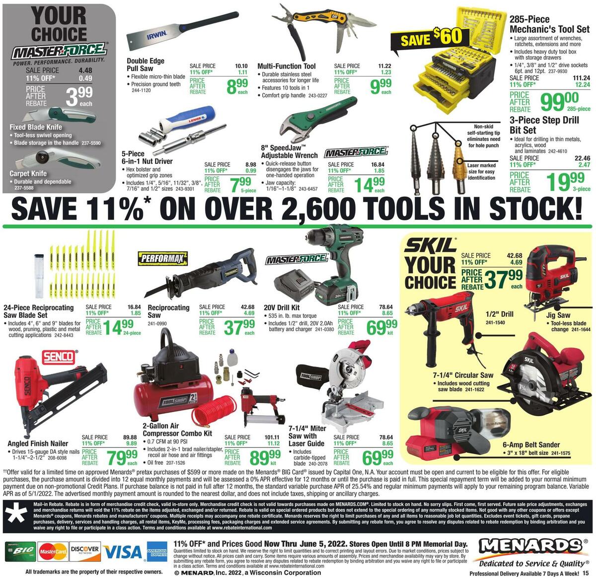 Menards Weekly Ad from May 25