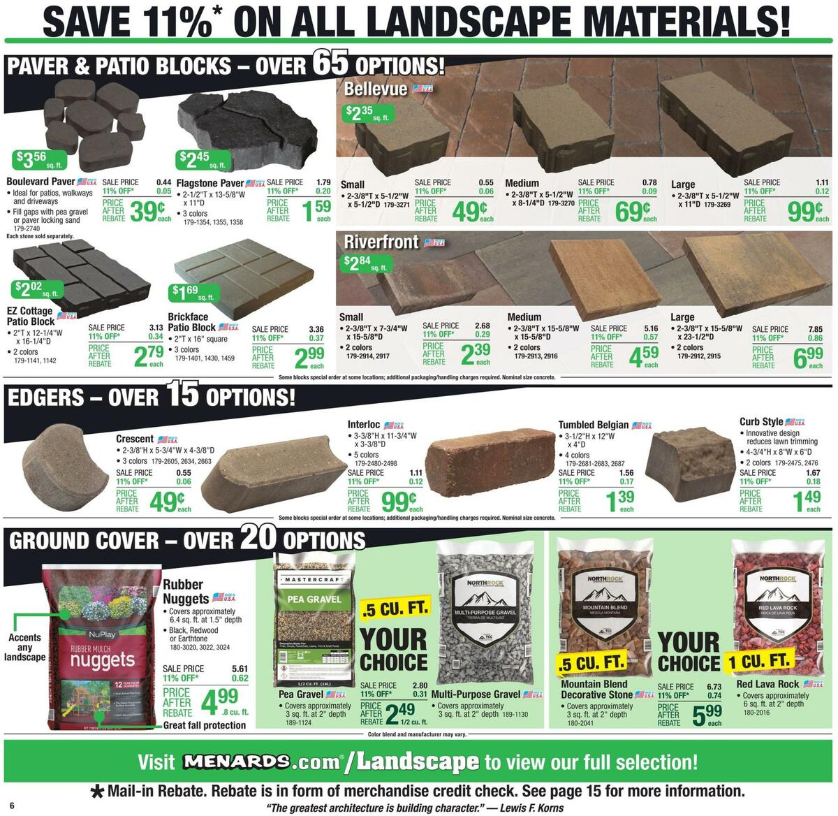 Menards Weekly Ad from May 25