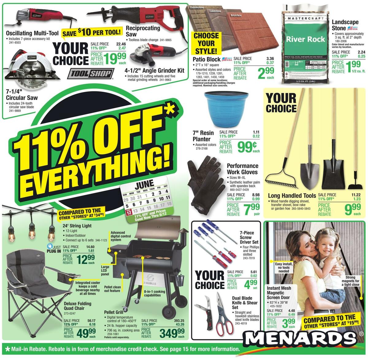 Menards Weekly Ad from June 1
