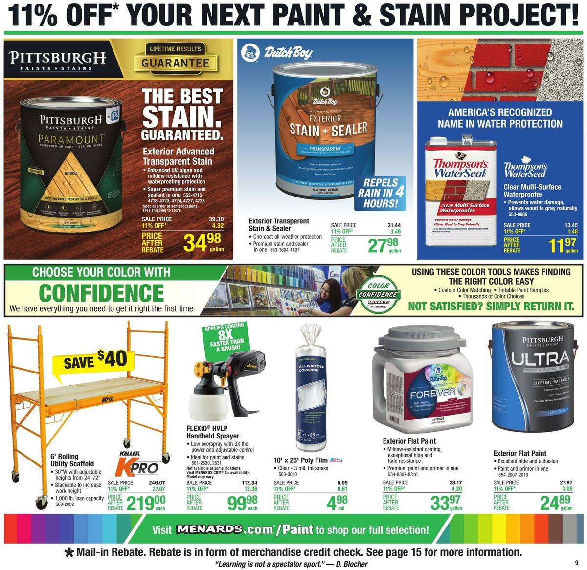 Menards Weekly Ad from June 1