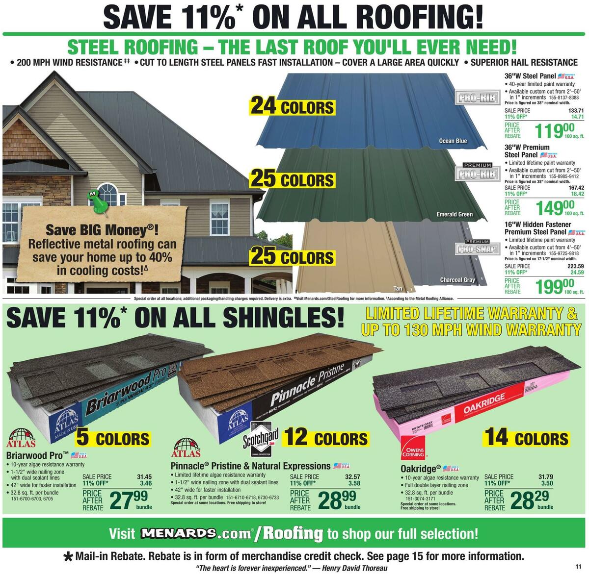 Menards Weekly Ad from June 1