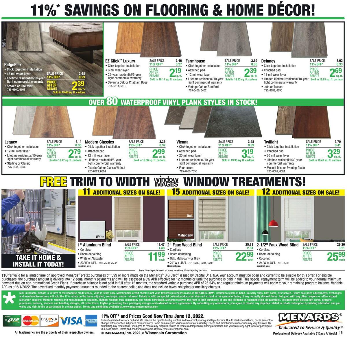 Menards Weekly Ad from June 1