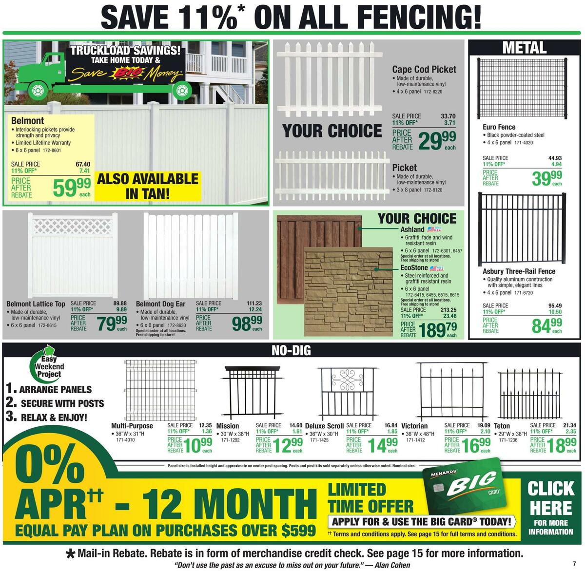 Menards Weekly Ad from June 1