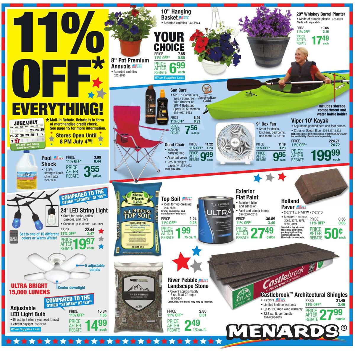 Menards Weekly Ad from June 22