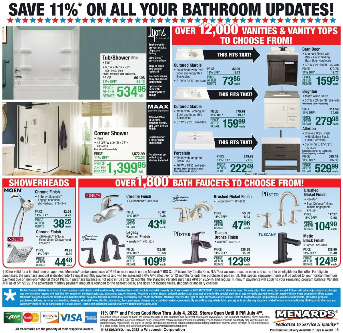 Menards Weekly Ad from June 22