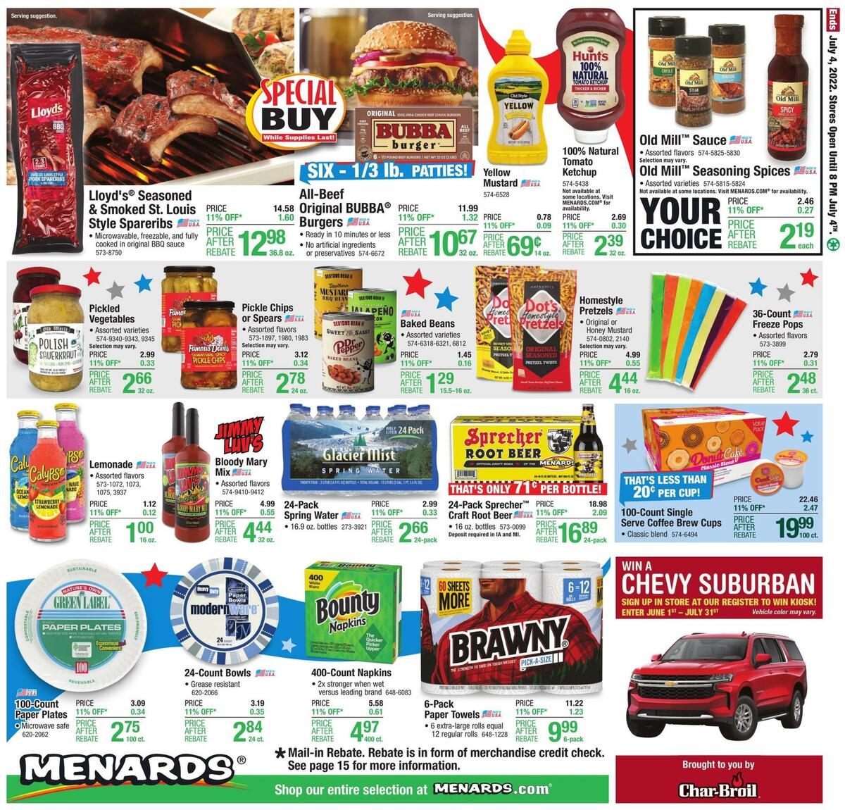 Menards Weekly Ad from June 22