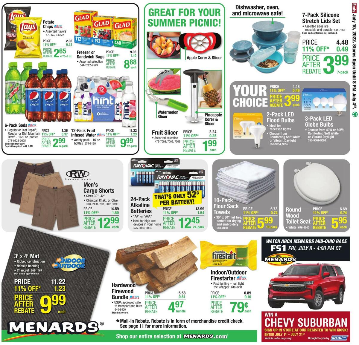 Menards Weekly Ad from June 29