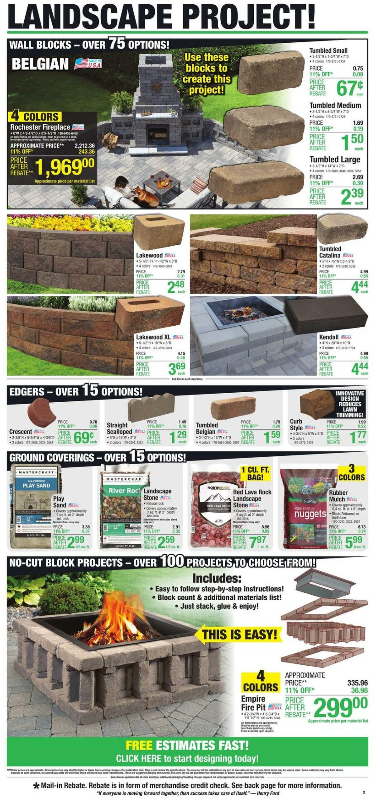 Menards BACKYARD PROJECTS Weekly Ad from June 29