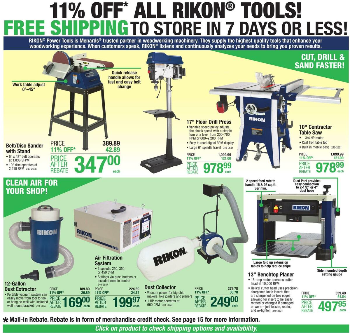 Menards Weekly Ad from July 6