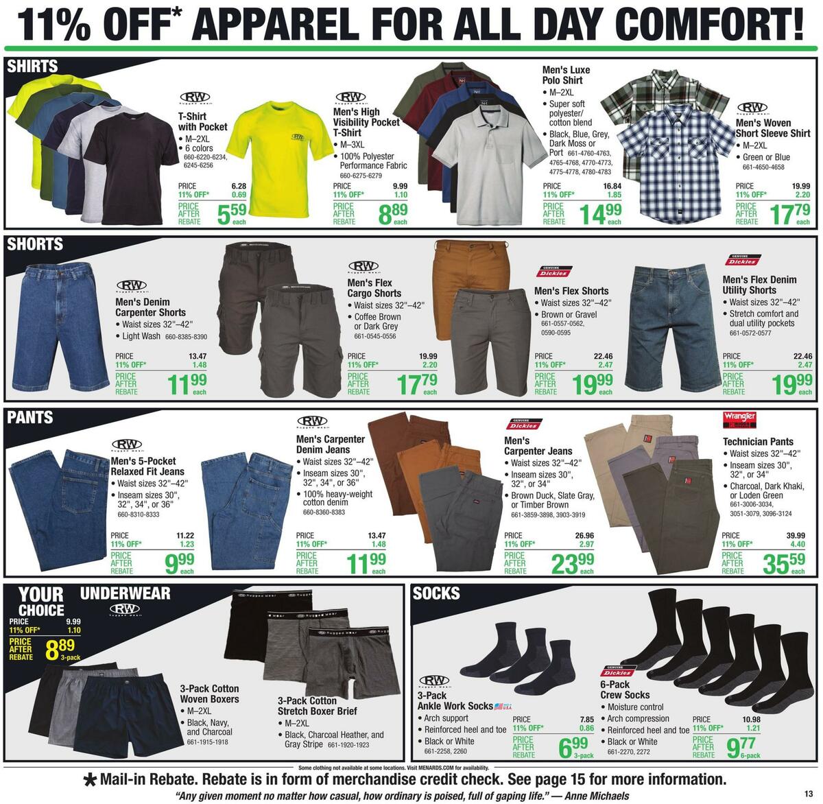 Menards Weekly Ad from July 6
