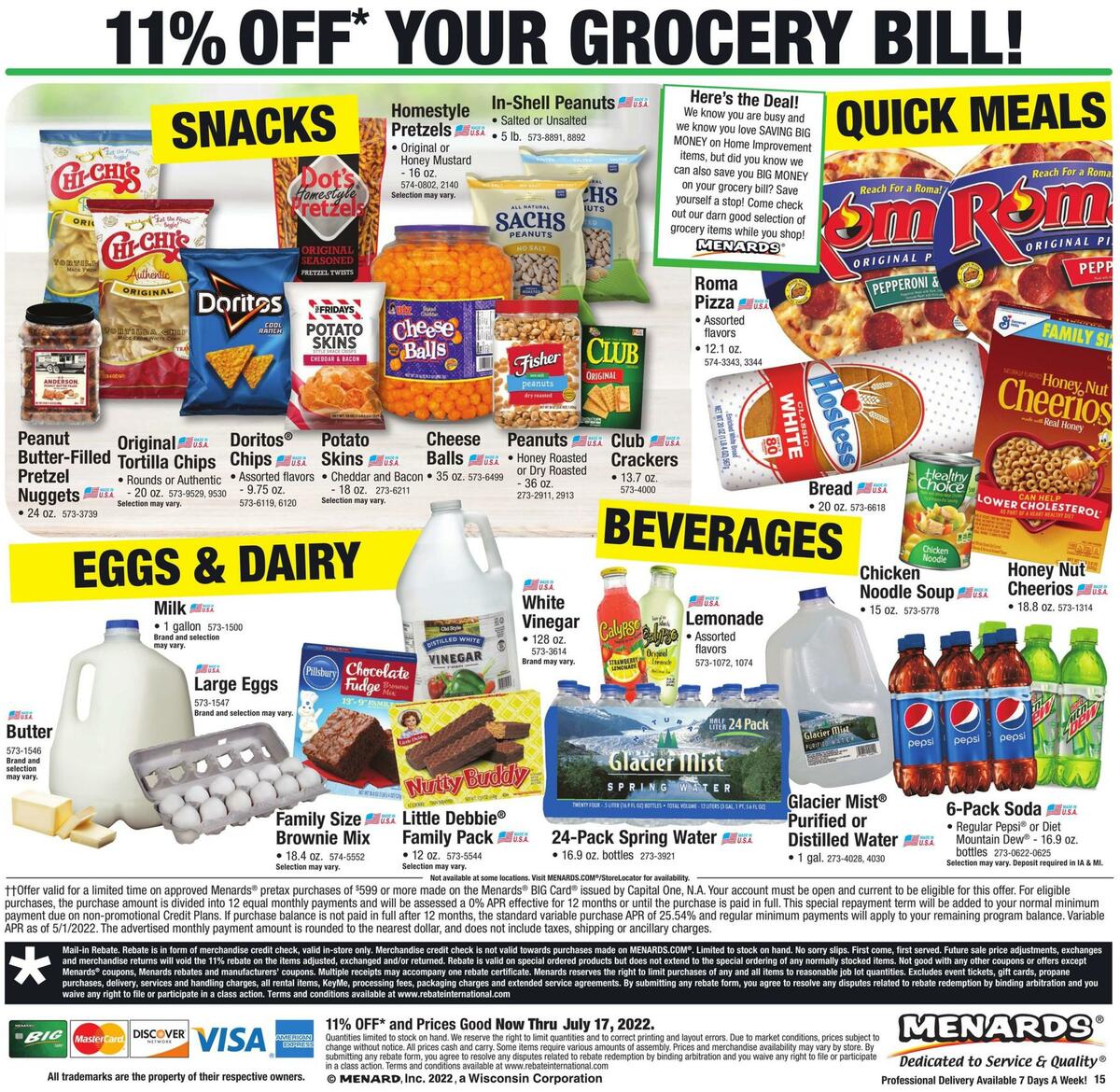 Menards Weekly Ad from July 6