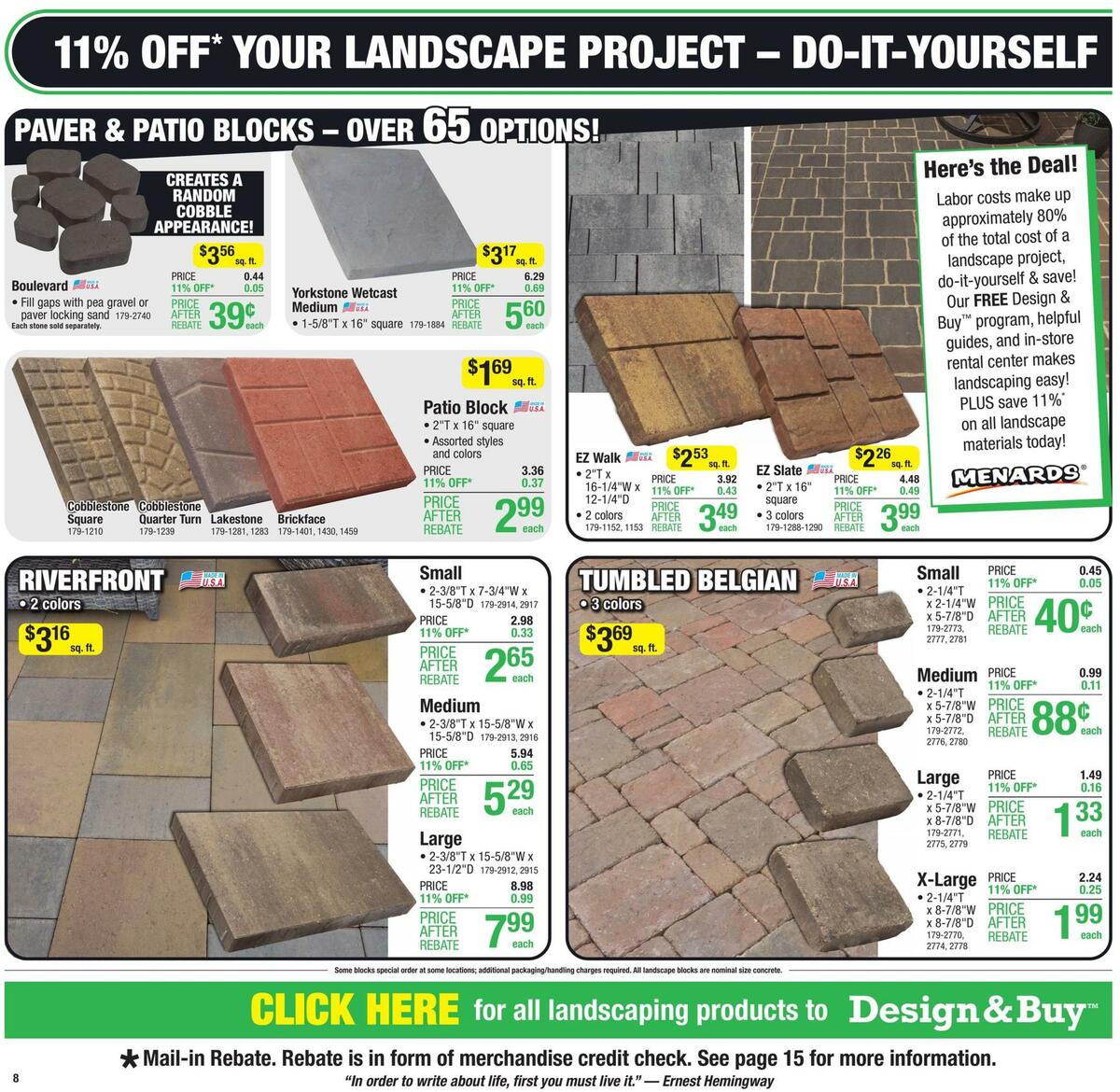 Menards Weekly Ad from July 13