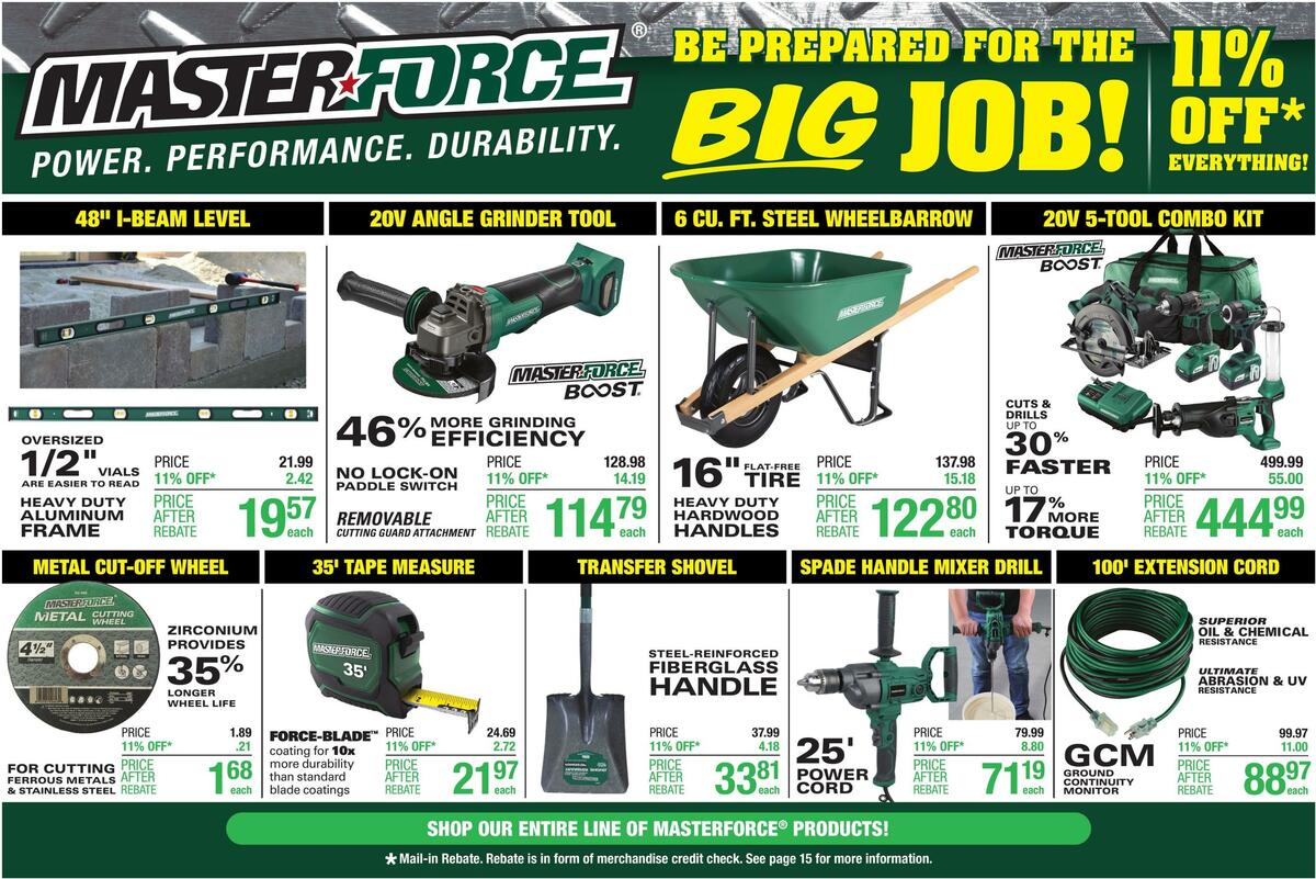 Menards Weekly Ad from July 21