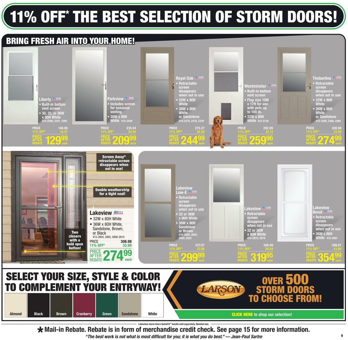 Menards Weekly Ad from July 21