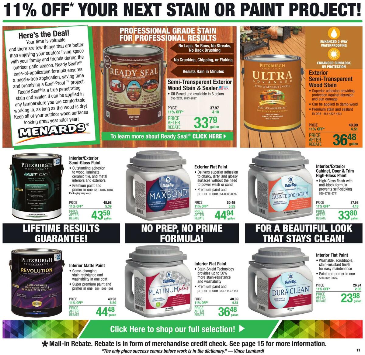 Menards Weekly Ad from July 21