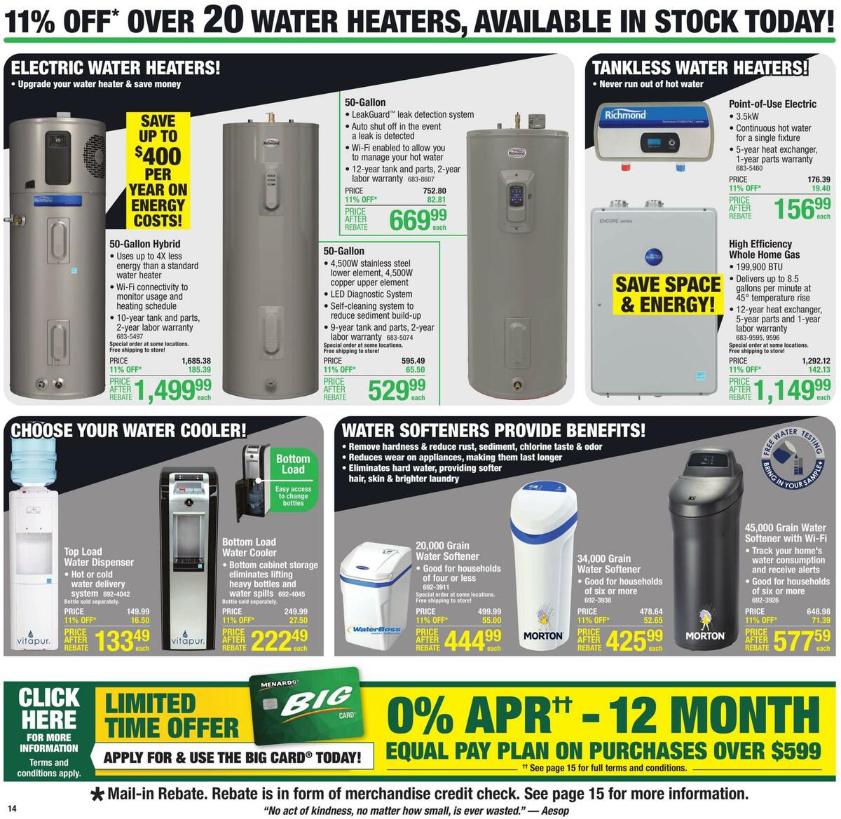 Menards Weekly Ad from July 21