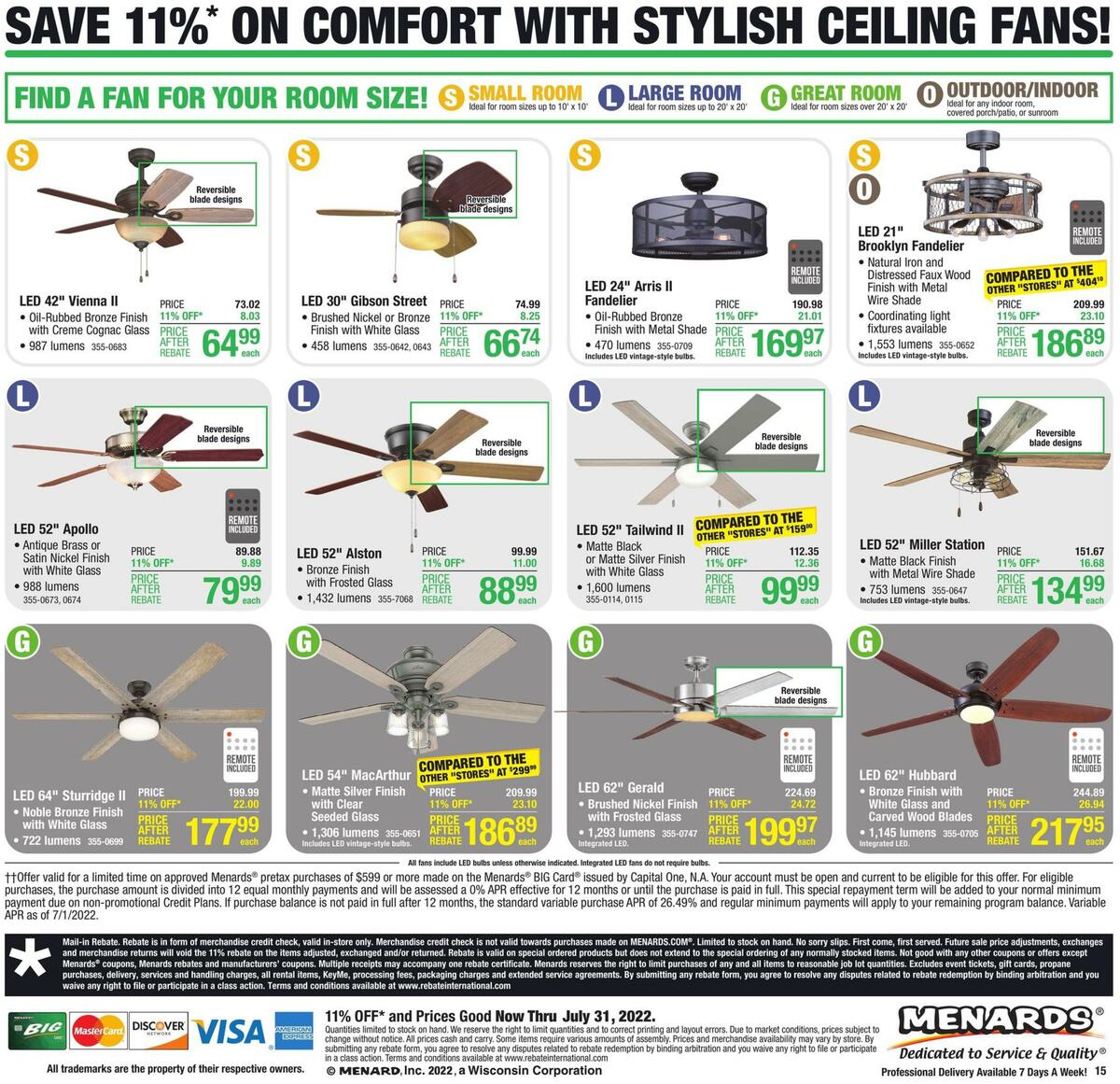 Menards Weekly Ad from July 21