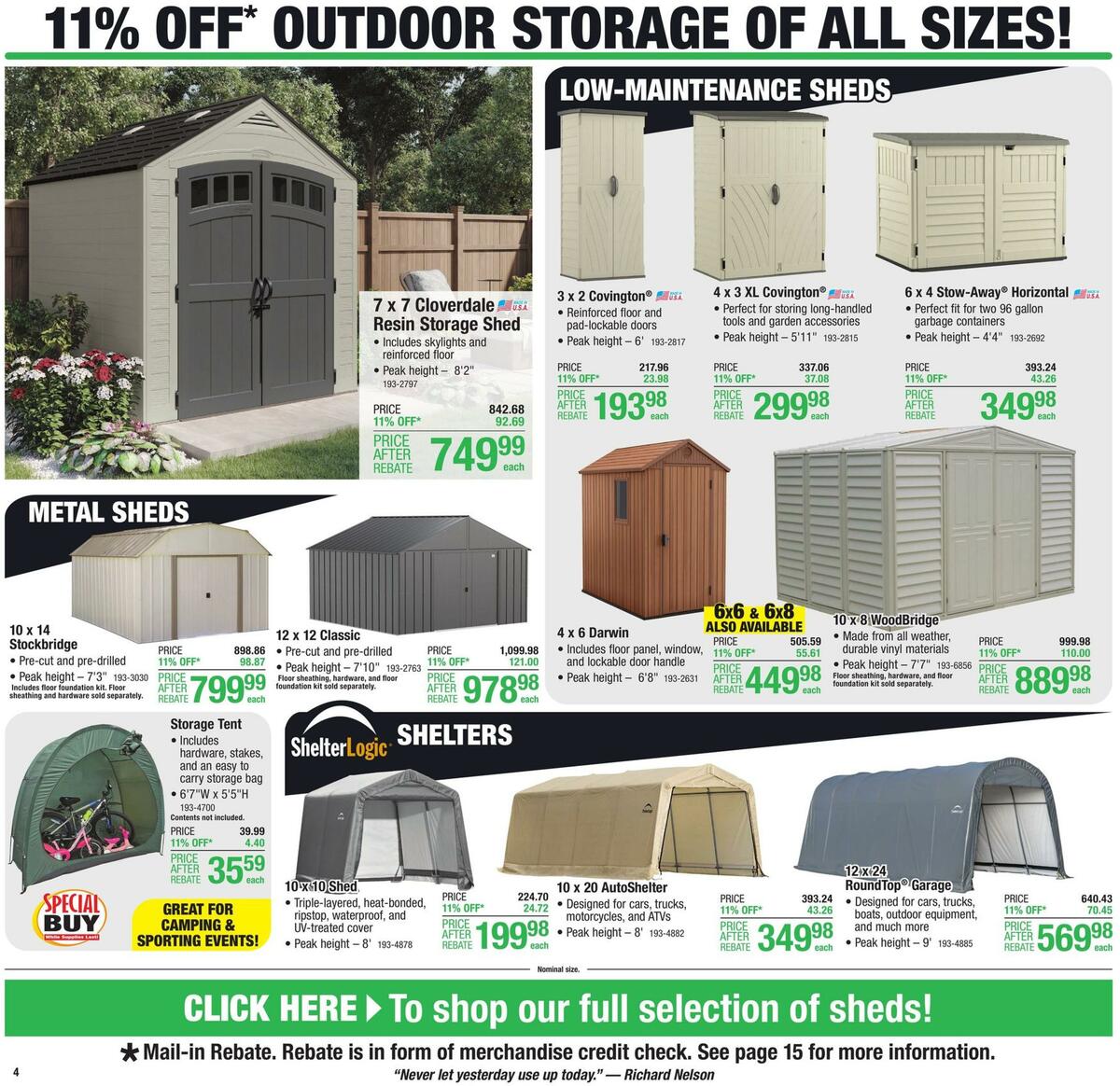 Menards Weekly Ad from July 21