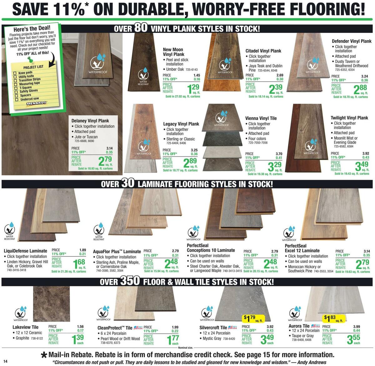 Menards Weekly Ad from July 28