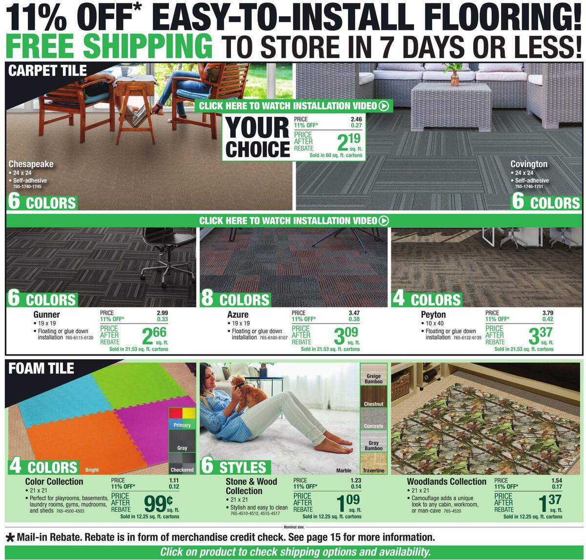 Menards Weekly Ad from July 28