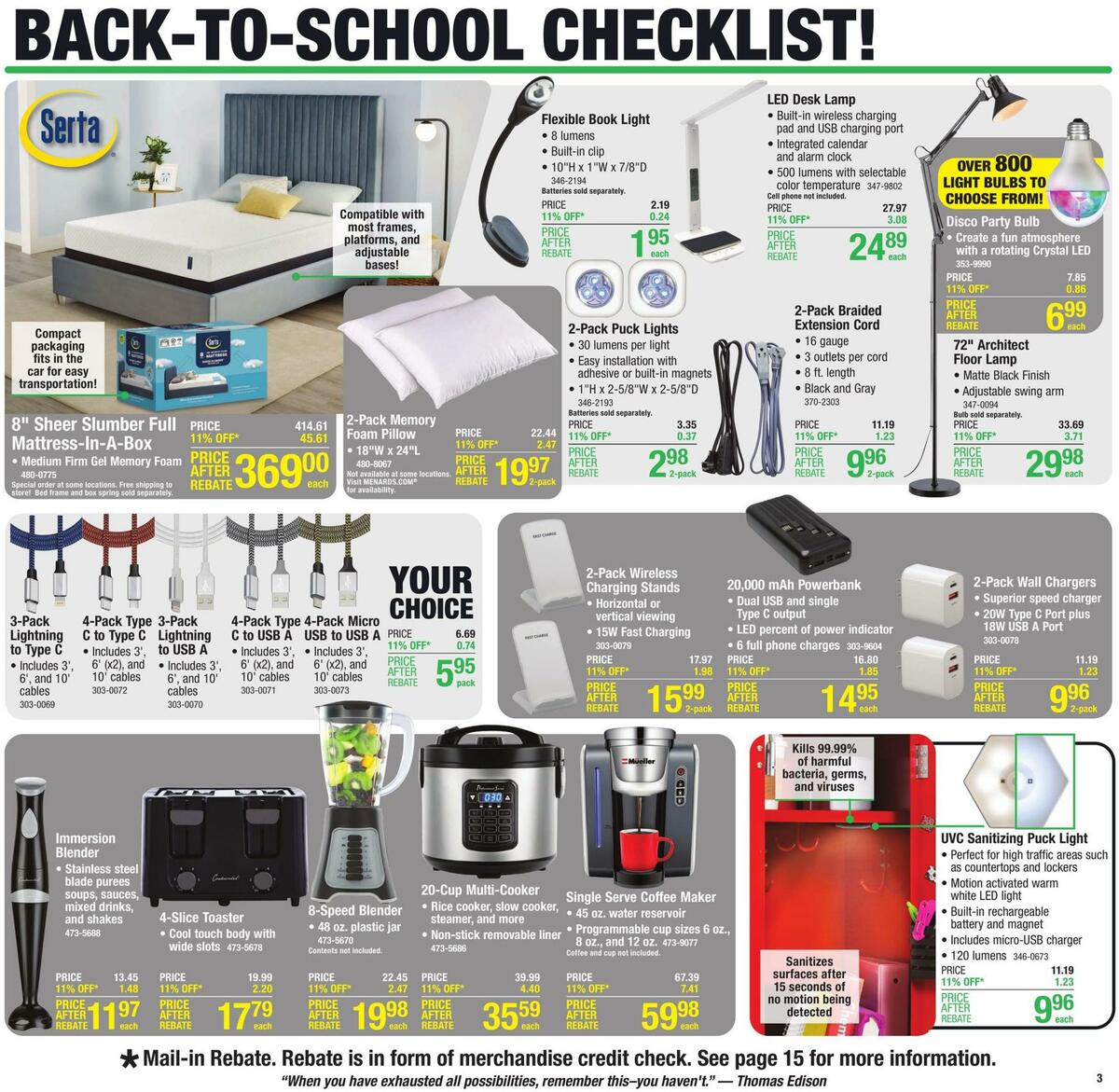 Menards Weekly Ad from July 28