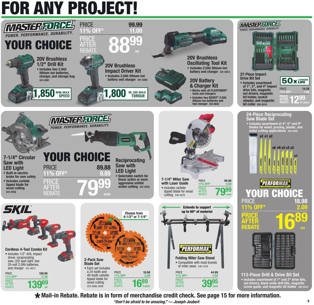 Menards Weekly Ad from August 3