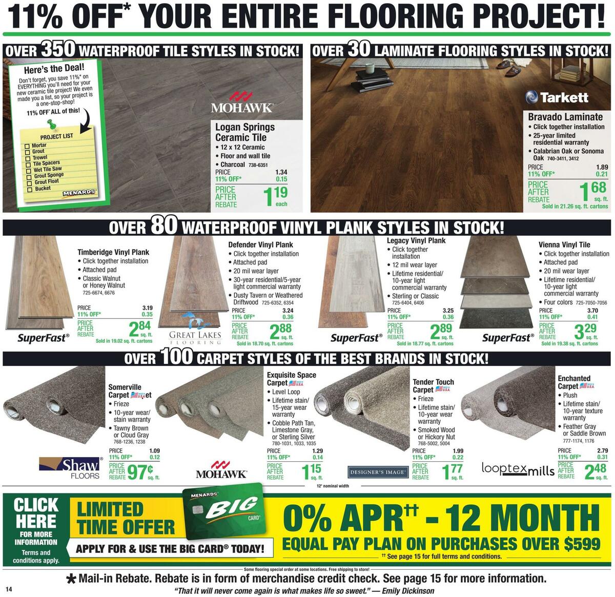 Menards Weekly Ad from August 3