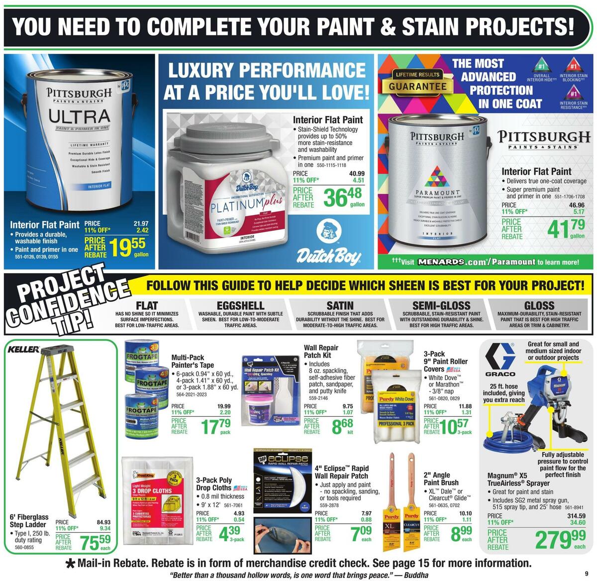 Menards Weekly Ad from August 11