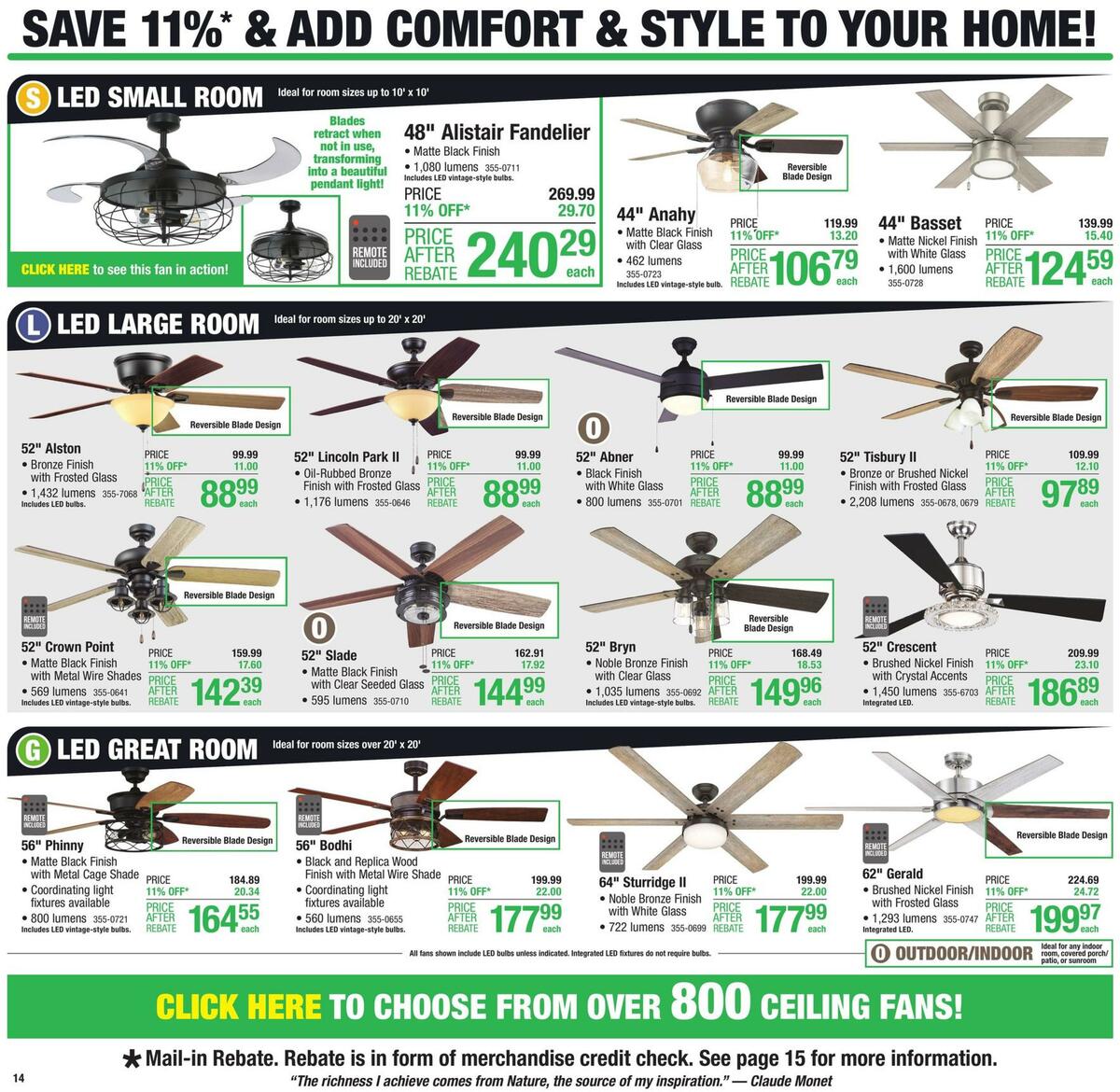 Menards Weekly Ad from August 11