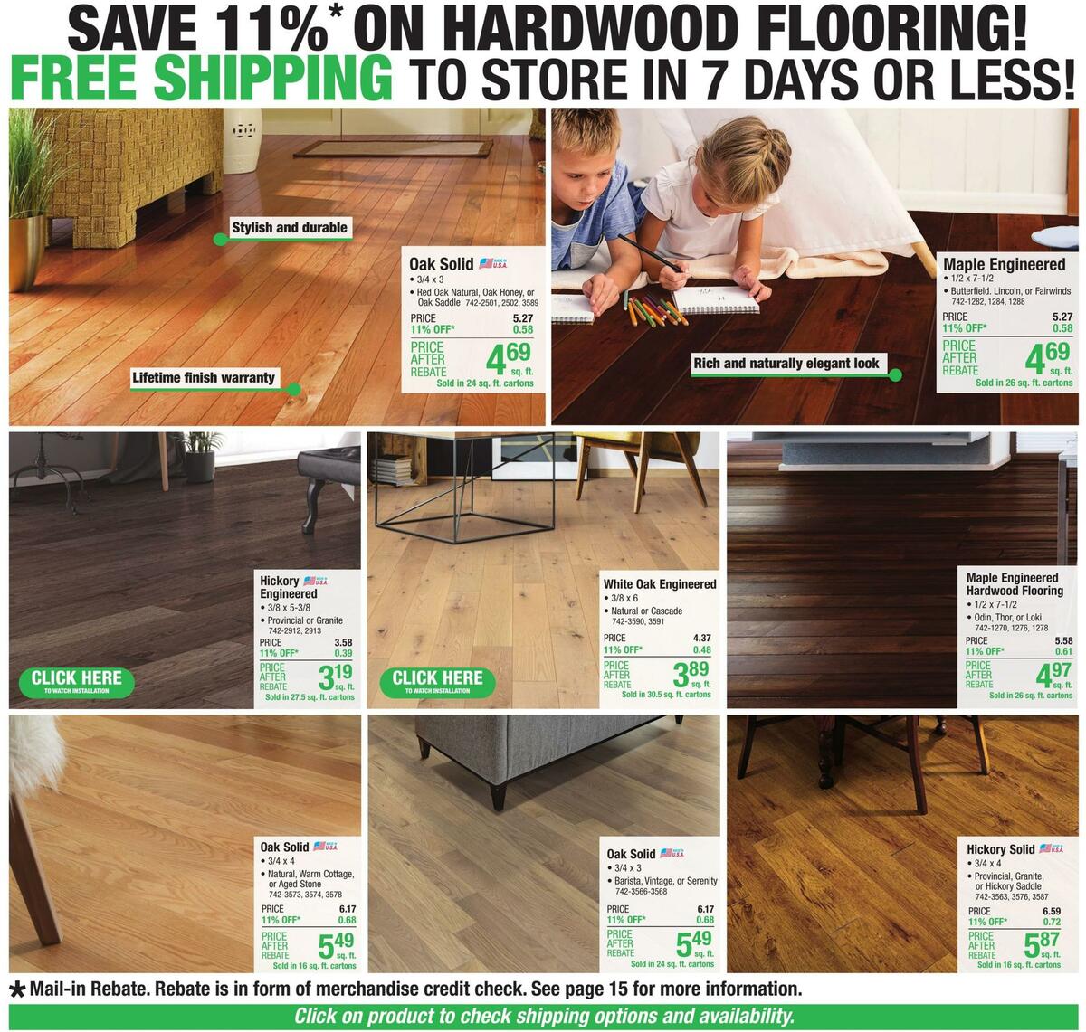 Menards Weekly Ad from August 11