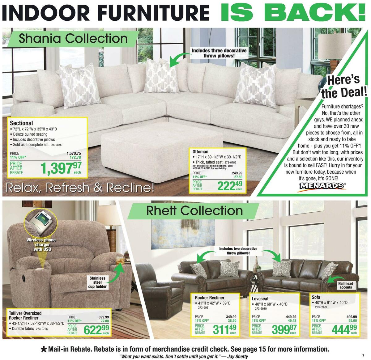 Menards Weekly Ad from August 17