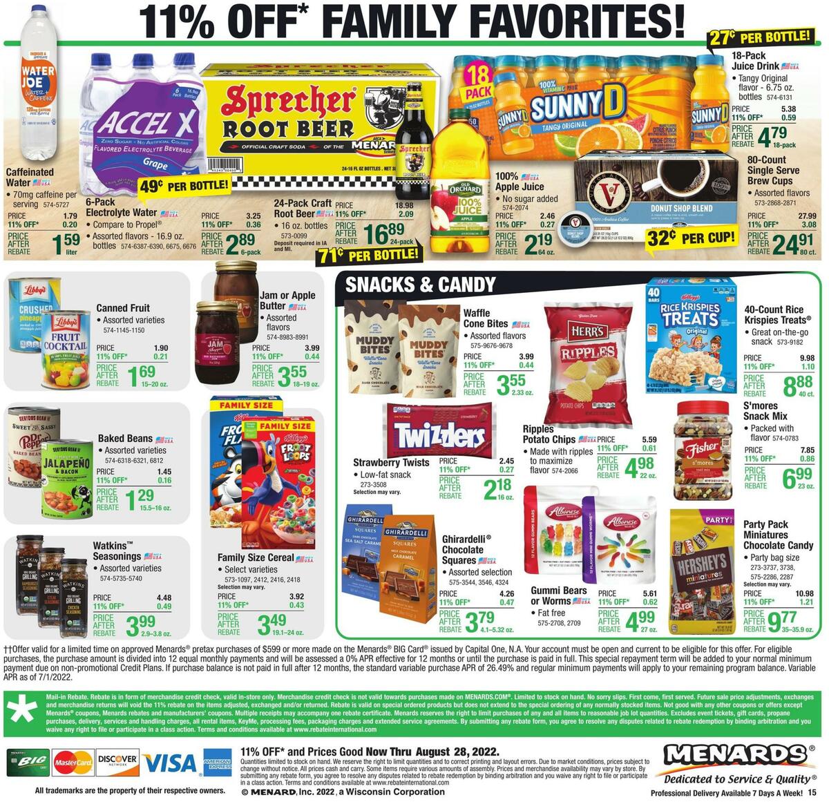 Menards Weekly Ad from August 17