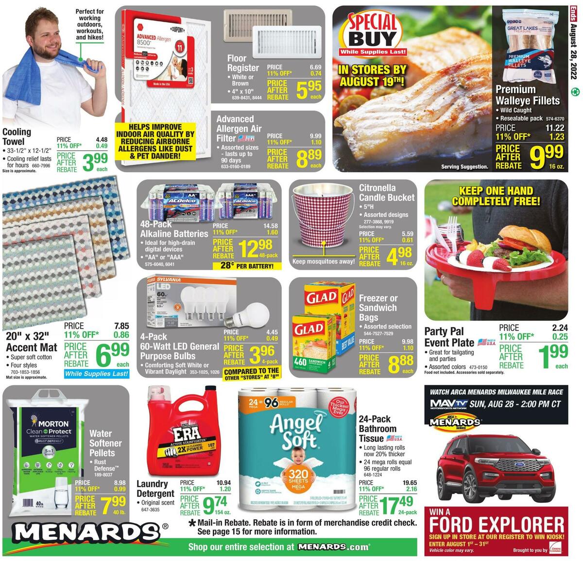 Menards Weekly Ad from August 17
