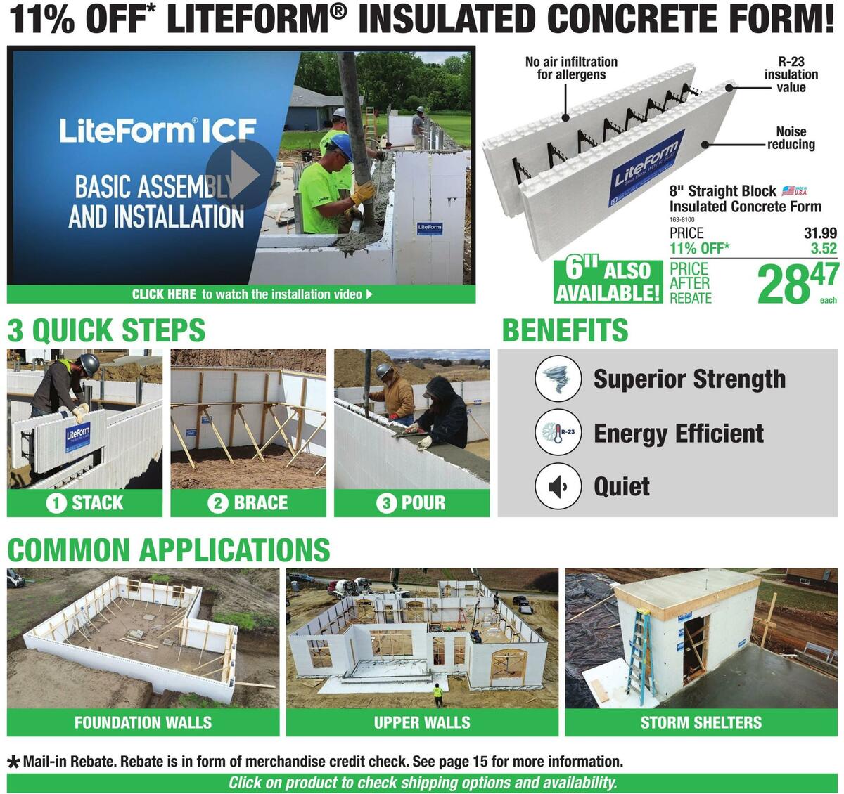 Menards Weekly Ad from August 25