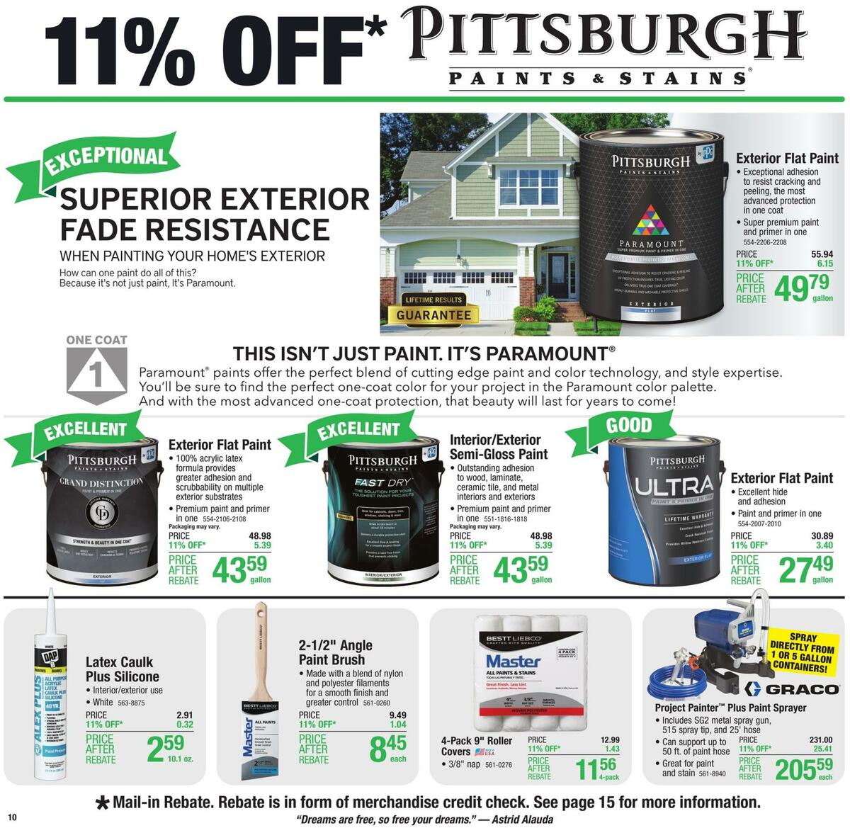 Menards Weekly Ad from August 25
