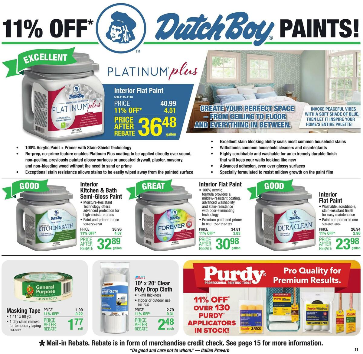 Menards Weekly Ad from August 25