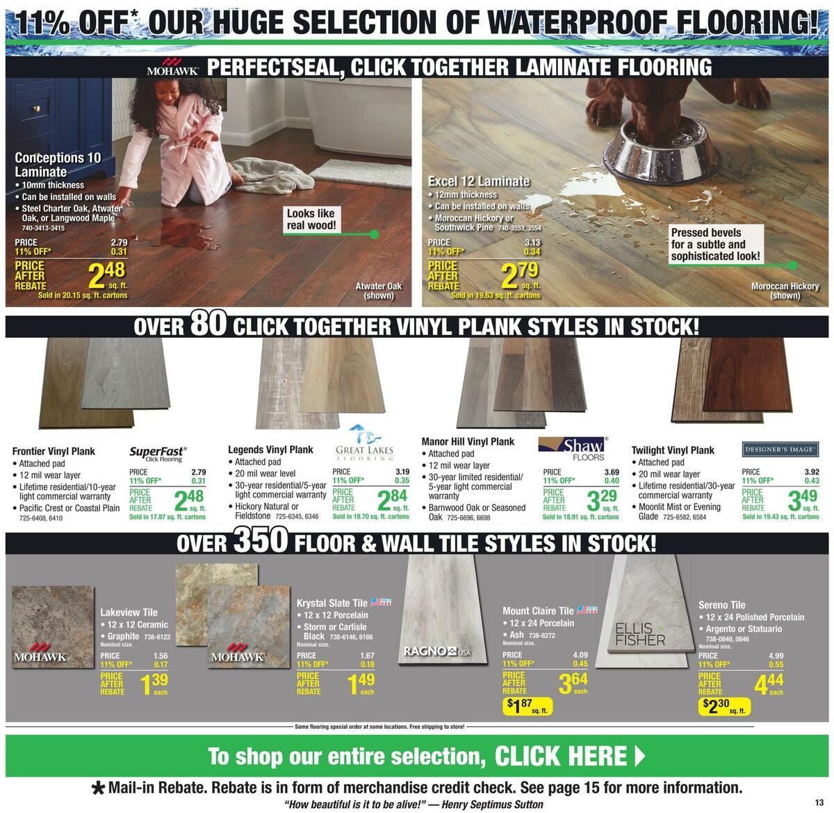 Menards Weekly Ad from August 25