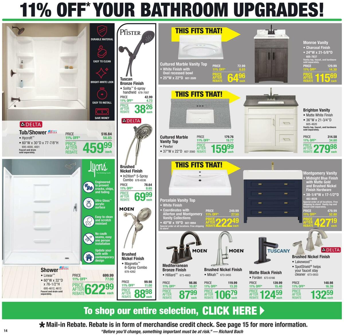 Menards Weekly Ad from August 25