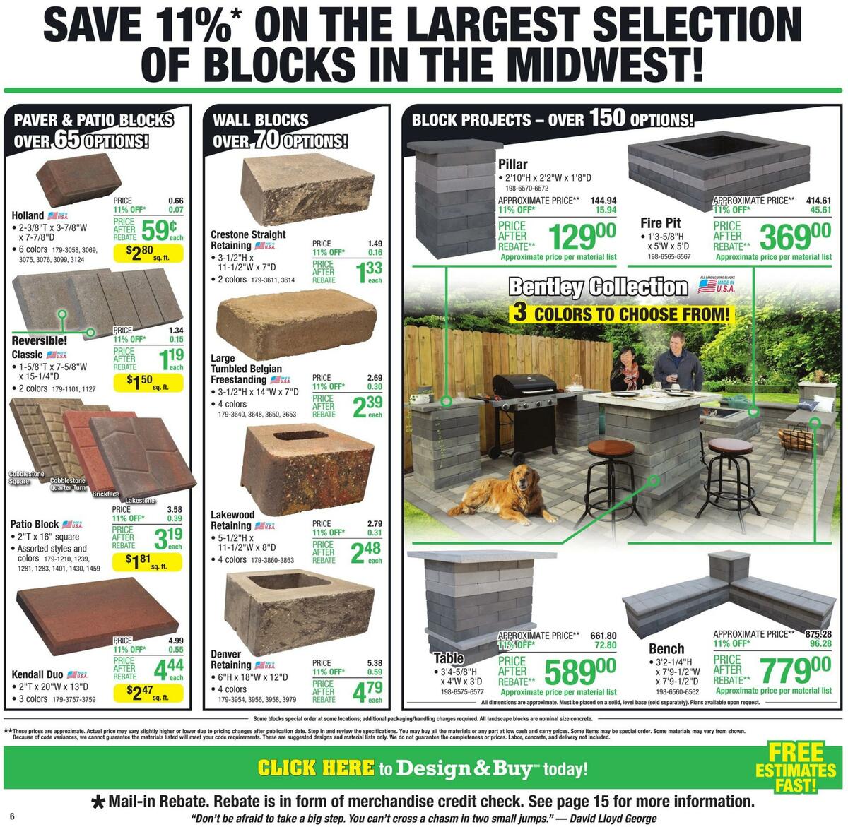 Menards Weekly Ad from August 25