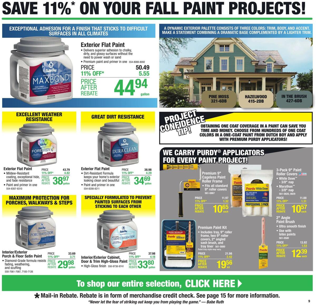 Menards Weekly Ad from August 31