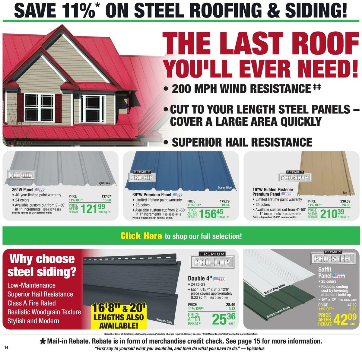 Menards Weekly Ad from August 31