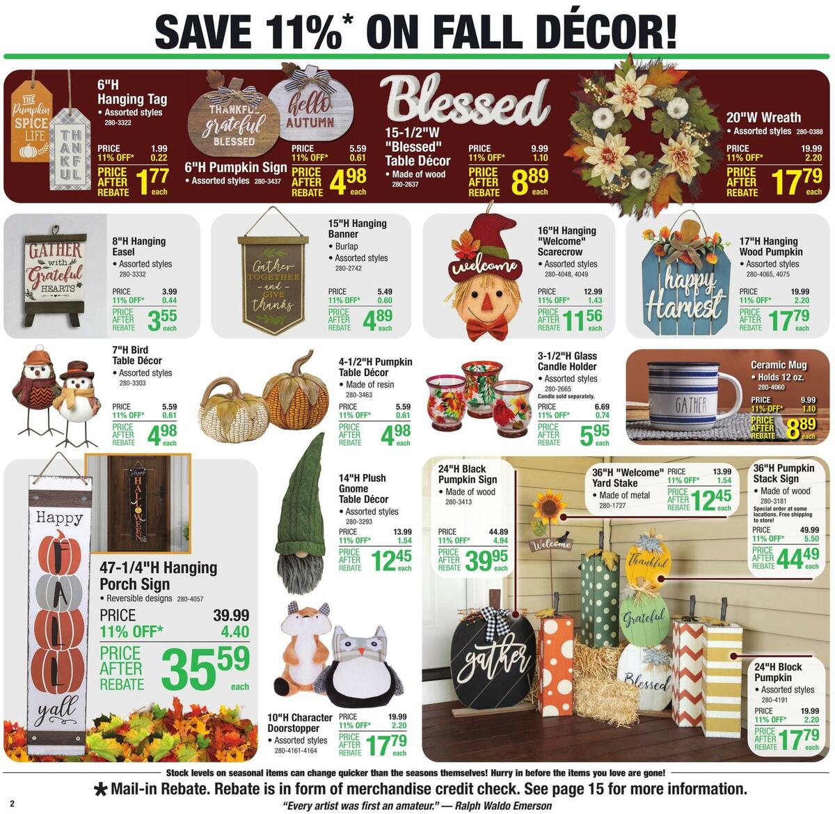 Menards Weekly Ad from August 31