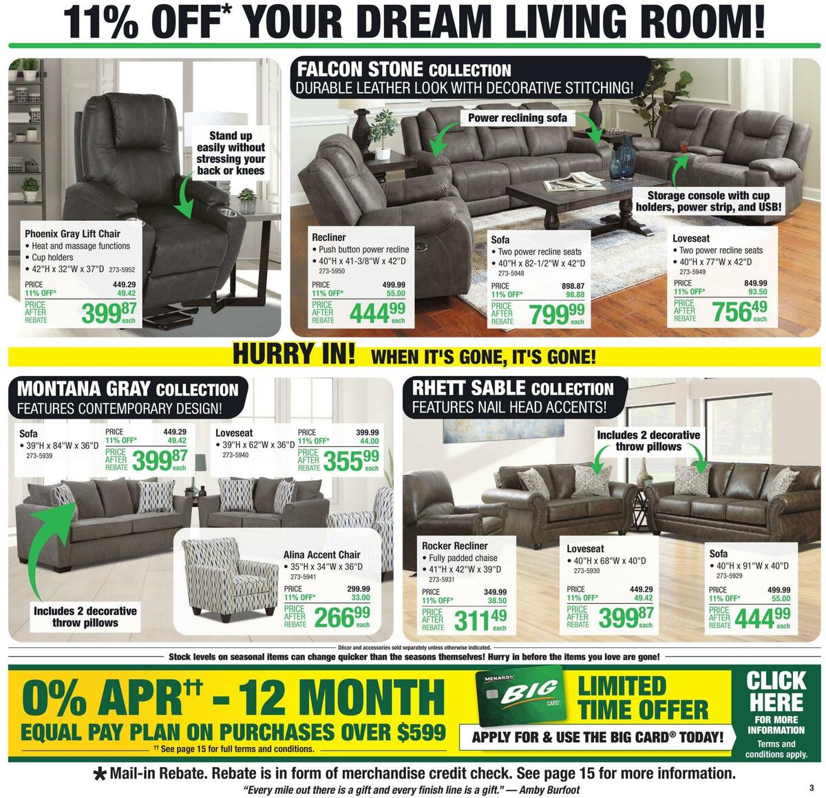Menards Weekly Ad from August 31